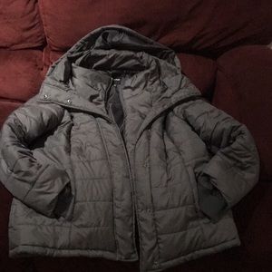 Grey women everyday puff jacket